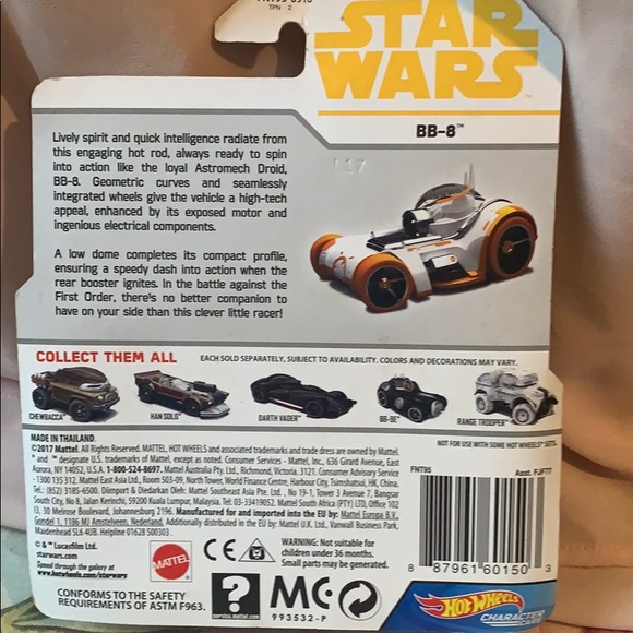 Hot Wheels | Toys | Hot Wheels Star Wars Bb8 | Poshmark